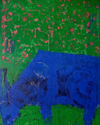 260516_Sattwerden Acryl Tusche auf Leinwand 90cm x 120cm